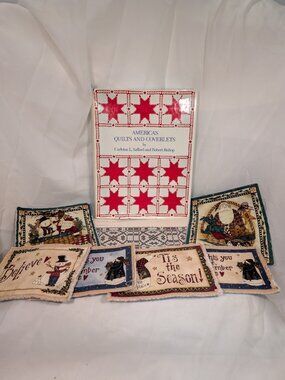 Americas Quilts And Coverlets + 2 OTHER Items